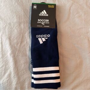 NWT Adidas Copa Zone Soccer Socks Unisex Navy 
Size Medium